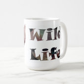 Howling Wolf Watercolor Wildlife Tasse (VorderseiteRechts)