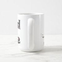 Howling Wolf Watercolor Wildlife Tasse