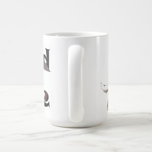 Howling Wolf Watercolor Wildlife Tasse (Henkel)