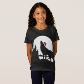 Howling Wolf Weihnachtsmannmütze Weihnachten Pajam T-Shirt (Vorne ganz)