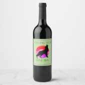 Howling Wolf Weinzeit Weinetikett (Vorderseite)