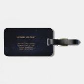 Howling Wolf Wild Animals Foto Gepäckanhänger (Rückseite horizontal)