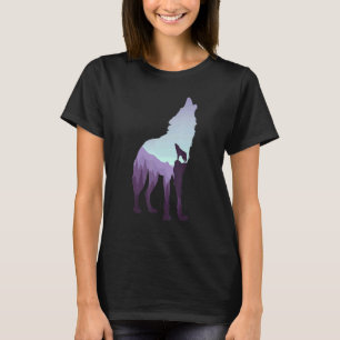 Howling Wolf Wildlife Predator Tierwald Natur T-Shirt