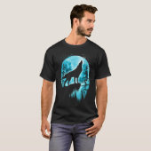 Howling Wolf - Wildtier Naturjäger T-Shirt (Vorne ganz)