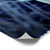 Howling Wolf Winterwald Poster (Ecke)