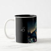 Howling Wolf Zweifarbige Tasse (Links)