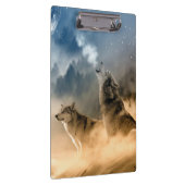 Howling Wolves Klemmbrett (Rechts)