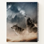 Howling Wolves Notizblock (Rückseite)