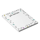 Howling Wolves Personalisiert Notepad Notizblock (angewinkelt)