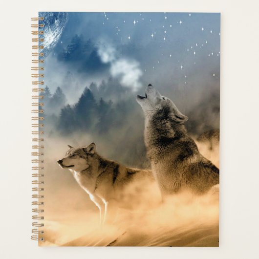 Howling Wolves Planer (Vorderseite)