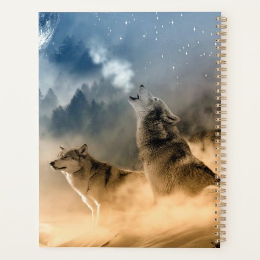 Howling Wolves Planer (Rückseite)