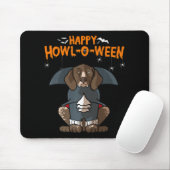 Howloween German Shorthaired Pointer Doween Hallow Mousepad (Mit Mouse)
