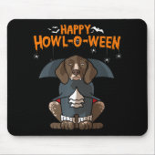 Howloween German Shorthaired Pointer Doween Hallow Mousepad (Vorne)