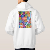 Howrah West Bengal City Map Hoodie (Rückseite)