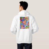 Howrah West Bengal City Map Hoodie (Schwarz voll)