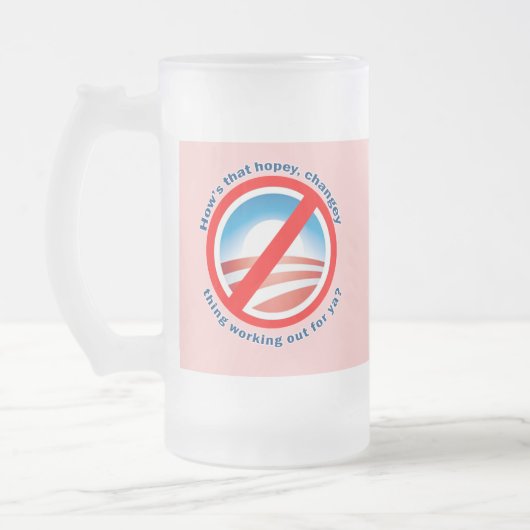 Hows diese Hopey Changey Sache, die für ya Mattglas Bierglas (Links)