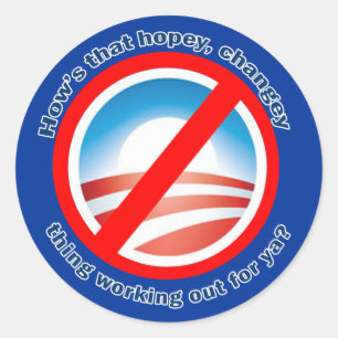 Hows diese Hopey Changey Sache, die für ya Runder Aufkleber