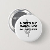 Hows mein Marschieren Button (Vorne & Hinten)