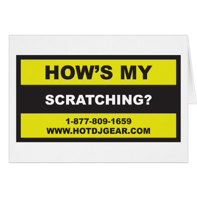 Hows mein Verkratzen (Vorderseite (Horizontal))