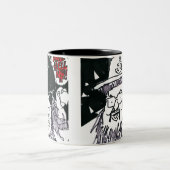 How's My Audio Mug Zweifarbige Tasse (Mittel)