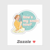How's My Smile Now Sticker (Blatt)