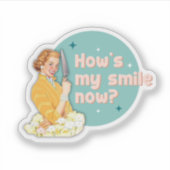 How's My Smile Now Sticker (Vorderseite)