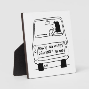 How's My Wife's Driving? Fotoplatte