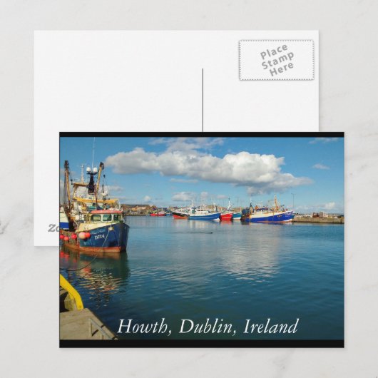 Howth, Dublin, Irland Postkarte (Vorne/Hinten)