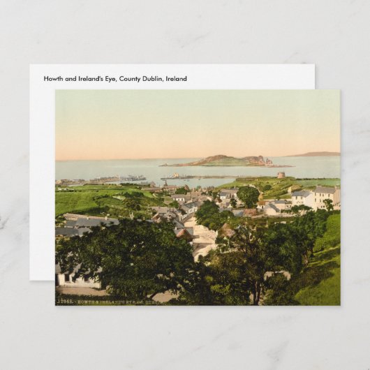 Howth und Irlands Auge Postkarte (Vorne/Hinten)