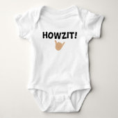 Howzit Baby Strampler (Vorderseite)