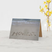 Howzit Beach Thema Hawaii Grußkarte Karte (Gelbe Blume)