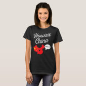 Howzit China Map Südafrika Vater Joke T-Shirt (Vorne ganz)