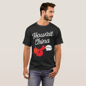 Howzit South Africa Howzit China Map Südafrika T-Shirt (Vorne ganz)