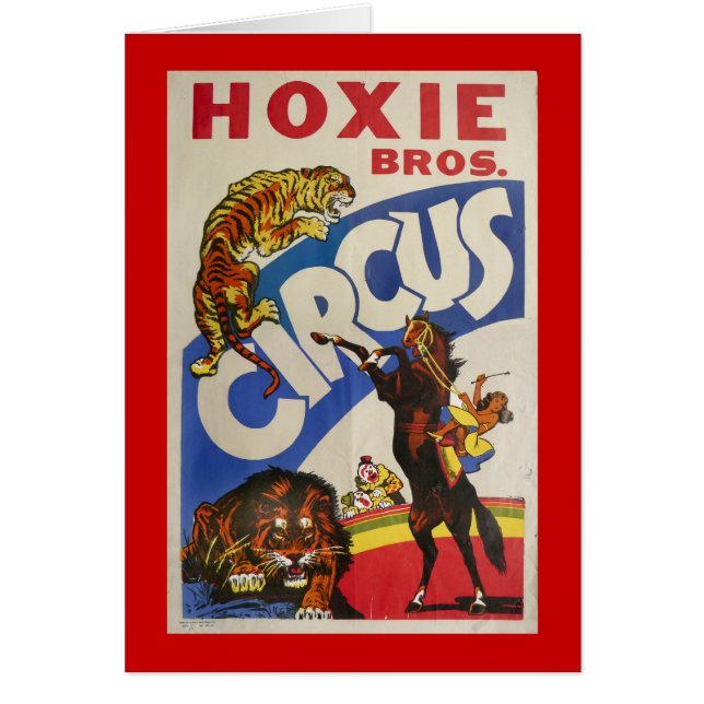 Hoxie Bros. Zirkus (Vorne)