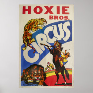 Hoxie Bros. Zirkus Poster