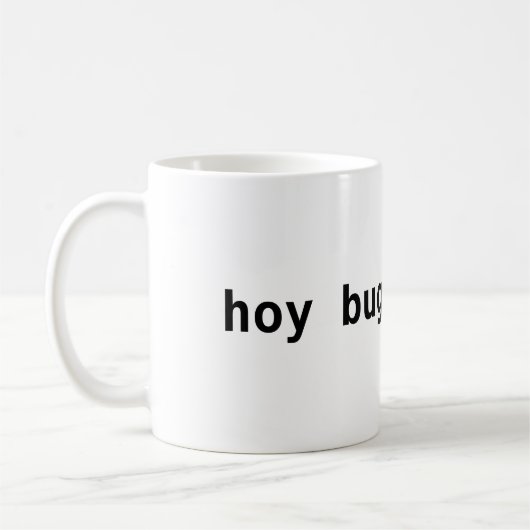 Hoy bugga Ansätze! Kaffeetasse (Links)