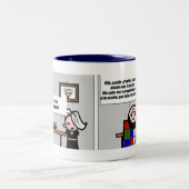 hoy cocino yo zweifarbige tasse (Mittel)