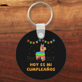 Hoy Es Mi Cumpleanos Pinata Birthday Cinco De Mayo Schlüsselanhänger (Vorderseite)