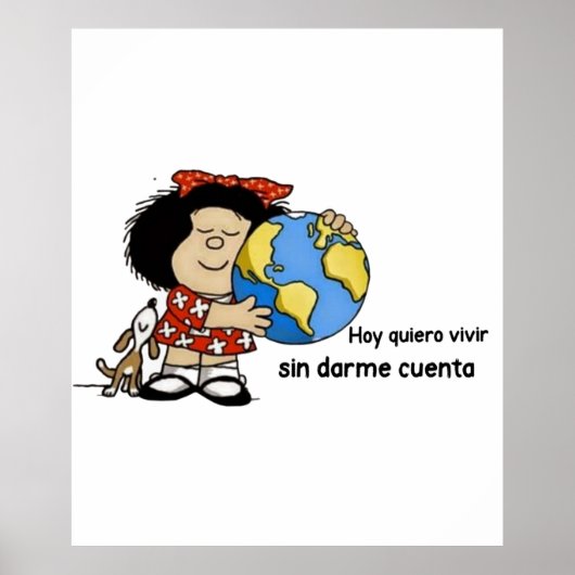 Hoy quiero vivir sin darme cuenta poster (Vorne)