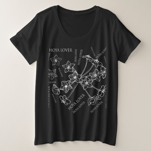 Hoya-Liebhaber und T - Shirt (Design vorne)