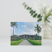 Hoysaleshwara temple in Halebeedu, Karnataka, Indi Postkarte (Stehend Vorderseite)
