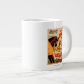 Hoyt ist ein Hund im Magier-Poster Jumbo-Tasse (Vorderseite Rechts)