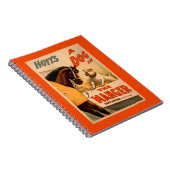 Hoyt ist ein Hund im Magiertheater-Poster Notizblock (Rechte Seite)