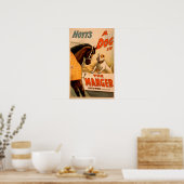 Hoyt ist ein Hund im Magiertheater-Poster Poster (Küche)