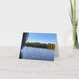 Hoyt Lake Folded Thank You Card Dankeskarte