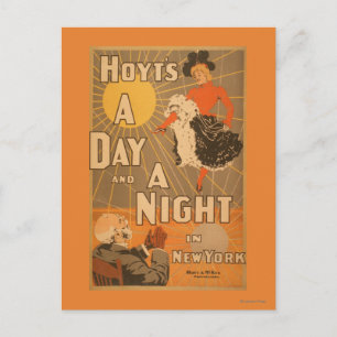 Hoyt's A day and a night in New York City Play Postkarte