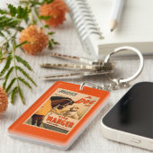 Hoyts a-Hund im Krippen-Theater-Plakat Schlüsselanhänger (Vorderseite rechts)