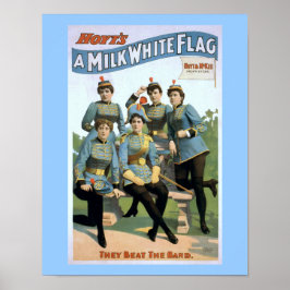 Hoyt's A Milk White Flag Vintag Theatre Poster