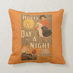 Hoyts a-Tag und eine Nacht in New York City Kissen