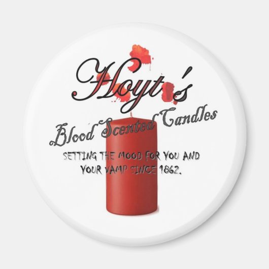 Hoyt's Blood Scented Candles Magnet (Vorne)